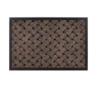Paillasson antidérapant VECTRA 7764 extérieur intérieur marron 40x60 cm