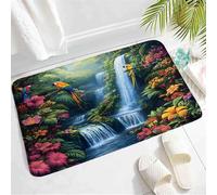 Paillasson Cascade De La Forêt Tropicale Tapis 40X60Cm | Paillasson Absorbant Durable Door Mats Pour Couloir Entrée Extérieur Porte Paillasson