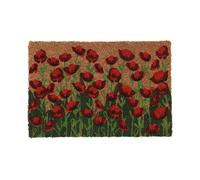 Paillasson coco coquelicots 60 x 40 cm
