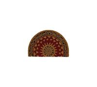 Paillasson Coco Demi Lune Mandala - 60x40x1.5cm