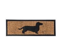 Paillasson Coco et Caoutchouc motif chien 75 x 25 cm