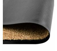 Paillasson Crème 90x120 cm, Lavage, PVC antidérapant | Absorbant 2,5 L/m², antidérapant, enroulé, lavable, épais