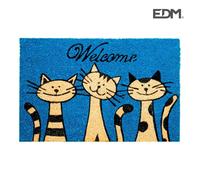 Paillasson EDM 74764 Bleu 60 x 40 cm Rectangulaire