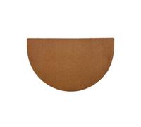 Paillasson en Coco Paillasson grattoir en Fibre de Coco Marron, Brosse à Bottes Anti-Perte for l'extérieur et l'intérieur, antidérapant(70cmx44cm Half Moon)