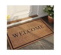 Paillasson en Coco Tapis de Porte d'intérieur et d'extérieur en Fibre Coco antidérapant, Tapis d'entrée à Usage Domestique, Sol Lavable Simple(Color5,60 * 90cm)