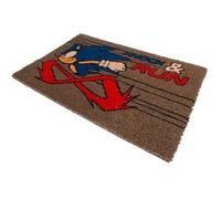 Pyramid International Paillasson Sonic le hérisson (Design Knock and Run) 60 x 40 cm Noir