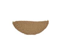 Paillasson en fibres torsadées naturelles beige, demi-lune - Bloomingville, Cosmo - 120x40x4 cm