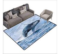 Paillasson en Polyester antidérapant coloré sous l'eau, Mousqueton Crabe Pieuvre 48"x 72"(W120cm x L180cm) Color04