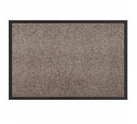 Paillasson en tissu teddy - vidaXL - Beige - 80x120 cm - Absorption rapide - Antidérapant - Lavable en machine