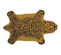 Paillasson - FISURA - Tigre jaune - Fibre de coco - Antidérapant PVC - 70x40 cm
