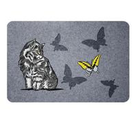 Paillasson flock estampes chat - 40 x 60 cm