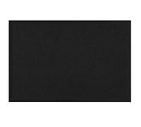 Paillasson intérieur en tissu teddy - vidaXL - Noir - 120x80 cm - Absorption rapide - Antidérapant - Lavable en machine