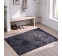 Paillasson Interieur Entree Tapis D'Entrée Absorbant 25x75cm Gris | Tapis D'Entrée Antidérapant Tapis Antidérapant Et Anti Poussière Pour Entrée, Cuisine Et Couloir