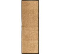 Vidaxl Paillasson Lavable Crème 60x180 Cm