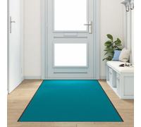 Paillasson Lavable Cyan 120x400 Cm