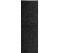 vidaXL Tapis de porte dos en PVC antidérapant, lavable en machine, haute absorption, noir 60x180 cm