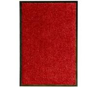 Vidaxl Paillasson Lavable Rouge 40x60 Cm