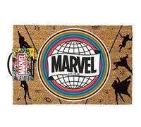 Marvel Paillasson extérieur et intérieur (Design énergisé) 40 cm x 60 cm, Cadeaux pour Hommes, Cadeaux pour Femmes - Produit Officiel