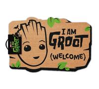 Paillasson - Marvel - Groot - Fibre de coco - Antidérapant PVC - Rectangulaire