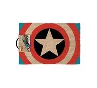 Paillasson - PYRAMID INTERNATIONAL - Captain America Shield - 40 x 60 cm - Rouge, Bleu, Blanc - Synthétique