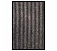 Paillasson Rayé Anthracite 60x80 cm Tapis de Sol Couloir Bienvenue vidaXL