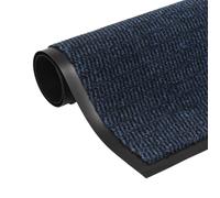 Paillasson rectangulaire - VIDAXL - 40x60 cm - Bleu - Antidérapant - Polypropylène 100% - Résistant à l'humidité