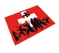 SD TOYS - Paillasson 60 x 40 cm Logo Fire Force 2