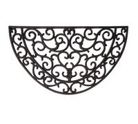 Paillasson tapis caoutchouc demi-lune - 66,5 x 38 cm - esschert design