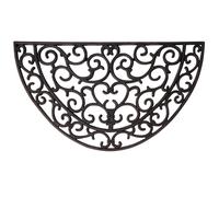 Paillasson tapis caoutchouc demi-lune - 68 x 40 cm - esschert design