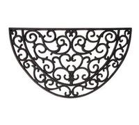 Paillasson tapis caoutchouc demi-lune - 68 x 40 cm - esschert design
