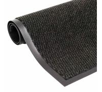 Paillasson touffeté - 60 x 180 cm - En polypropylène - Noir - Antidérapant | Polypropylène flexible, résistant à l'humidité, résistant à la moisissure, envers en caoutchouc antidérapant