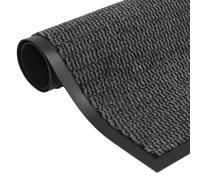 Paillasson Touffeté 60x180 cm Anthracite | Polypropylène Durable, Support Caoutchouc Antidérapant, Résistant Humidité, Intérieur Extérieur Couvert