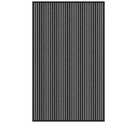 Paillasson vidaXL 90x150 cm - Noir et gris à rayures