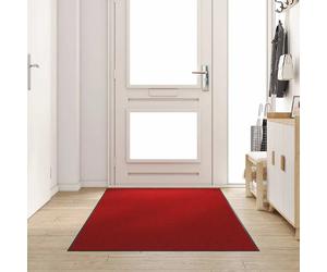 Paillasson vidaXL Rouge/Noir - Polyamide