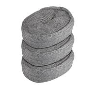 Paille de fer, Lot de 4 Laine d'acier 0000 Grade Fil de Nettoyage