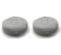 Paille de Fer n° 0 - Rouleau de 200g de Laine d’Acier - Grade Intermédiaire Idéal pour l’Égrénage lors des travaux d’Ebénisterie (Lot de 2)