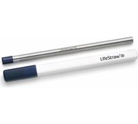 Paille filtrante LifeStraw en acier inoxydable, avec étui, Midnight Blue