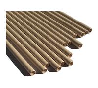 Paille Jetable Papier de Bambou pour Cocktails L 19,7 cm Ø 0,8 cm Les Pailles Logiques