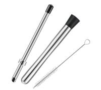 -Paille Pour Limonade | Perceur De Trou Pour Couvercle À Paille Et Pileur 3 Pièces | Fournitures Polyvalentes Pour Préparation De Boissons Stand Restaurant Pique-Nique Café Barbecue