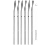 Pailles de 24 cm, set de 6 pièces, avec brosse, WMF