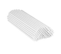 Pailles en papier for boire 200 pièces pailles en papier 7,75 pouces de longueur pailles à cocktail pailles jetables for gobelets à smoothies for les voyages de fête(White)