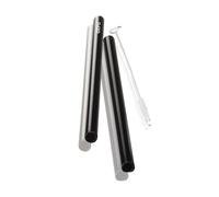 Pailles en verre 18 cm FUTURE - Noir - Gefu