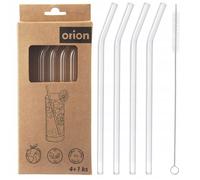 Pailles en verre - Écologique - 20 cm - Réutilisables - Avec nettoyant inclus