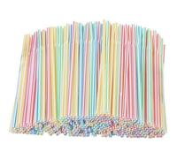 Pailles - Flexibles - Jetables - Multicolores - 21 cm (1000 pcs)