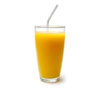 Pailles réutilisables pour gobelet de 20 oz,Paille en acier inoxydable pour boissons glacées Smoothies Milkshakes - Pailles longues en métal pour, 8,5 pouces, 6 mm, 5 couleurs