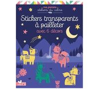 Paillettes En Planches Licornes - Stickers Transparents Et Décors - Avec 6 Décors, 2 Planches D'autocollants, 4 Feuilles De Paillettes