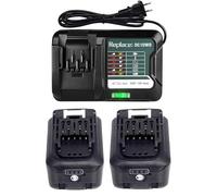 PaillYue 2Pcs Batterie BL1041B 12V 4,0Ah Compatible avec MAK 12V Batterie et Chargeur DC10WD Remplacement CXT BL1015 BL1016 BL1021B BL1041B BL1020B BL1040B