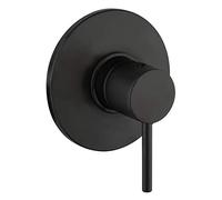 Paini - Cox 78YO690TC Mitigeur de Salle de Bain Encastrable à Levier Unique pour Douche en Laiton, Finitions NOIR MAT