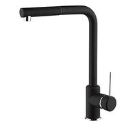 Paini Miscelatore 78YO591A90A9 Con doccetta estraibile Mitigeur, Noir Opaque