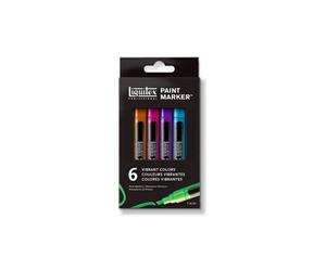 Paint Markers pointe fine set de 6 couleurs